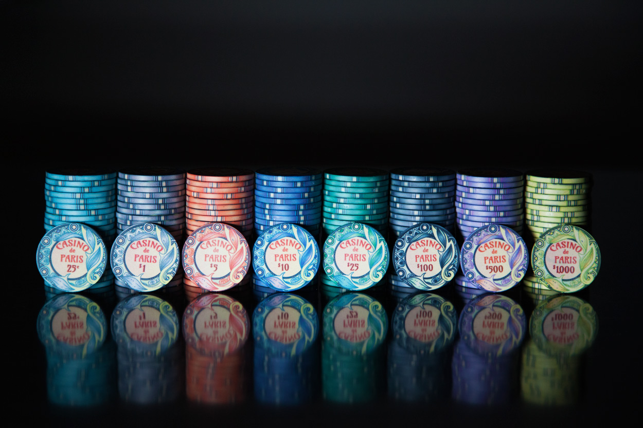 “Casino De Paris" 10g Ceramic Chip Set 500pc