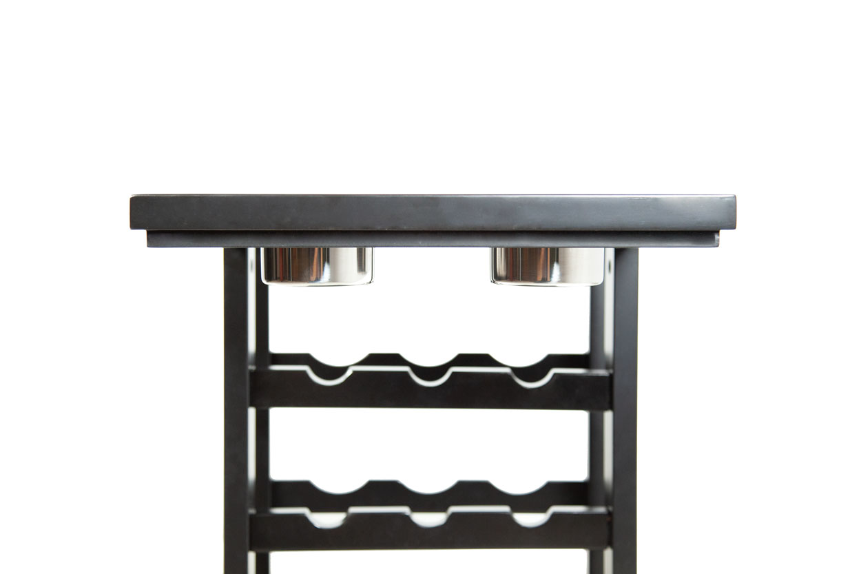 Beverage Cart In Black (1)