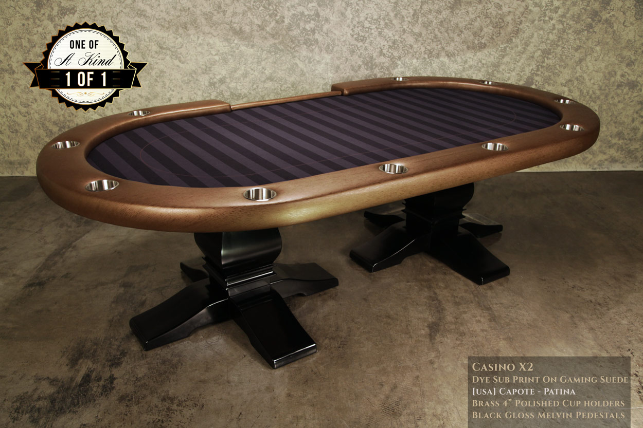 iShowroom Custom Capote Casino X2 Poker Table 