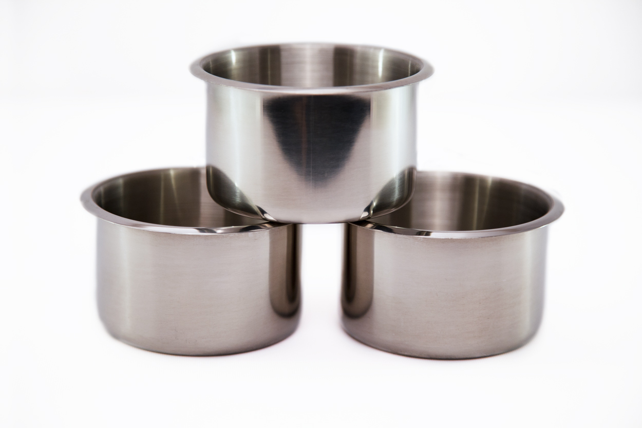 4in Stainless Steel Cupholders x  8