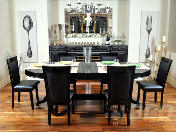 6 Black Dining Chairs Combo