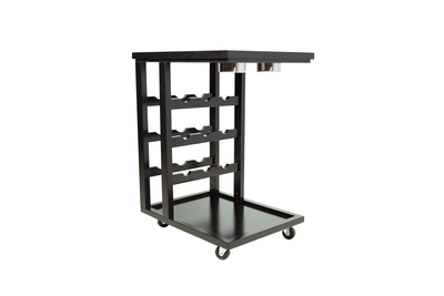 Beverage Cart In Black